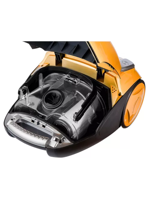 Прахосмукачка с/без торба SENCOR SVC 900-EUE3, 900W ECO мотор, 80 dB, Оранжев/Черен - Код G5434