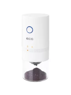   Преносима електрическа кафемелачка ECG KM 150 Minimo White, 13 W, макс. 120 мл, Бял - Код G5467