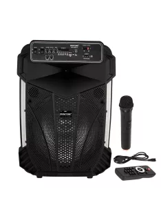   Активна тонколона Rancore RS151X, 16W, 65dB, USB кабел, дистанционно управление, безжичен микрофон, Черен - Код G8737