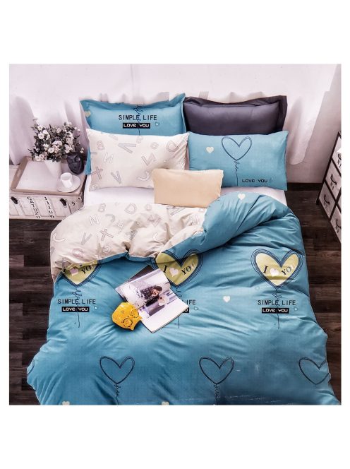 Set za spavanje s dva lica EmonaMall, 4 dijela - Model S12264