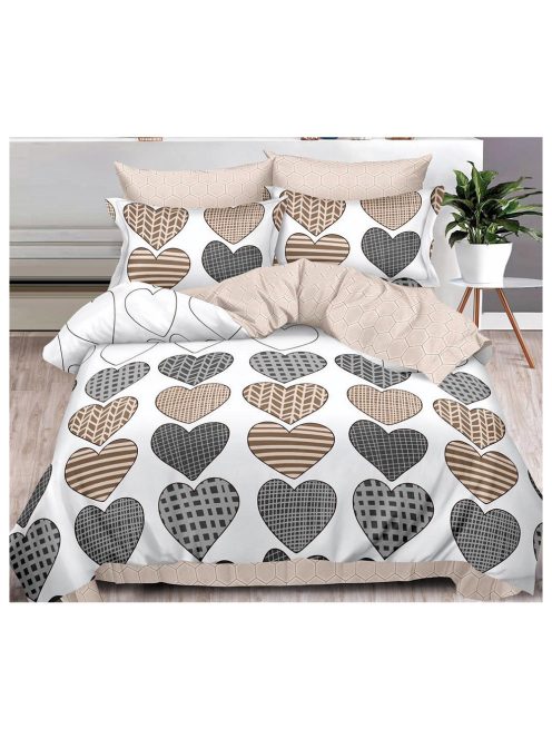 Set za spavanje s dva lica s gumicom EmonaMall, 6 dijelova - Model S13758