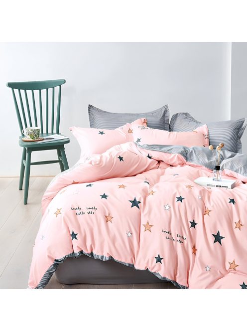 Set za spavanje s dva lica s gumicom EmonaMall, 4 dijela - Model S14759