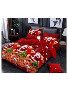   Božićni komplet posteljine s dva lica (120/200) EmonaMall, 4 dijela - Model S15624