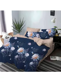   Двулицево спално бельо с ластик EmonaMall, 6 части - Модел S17500