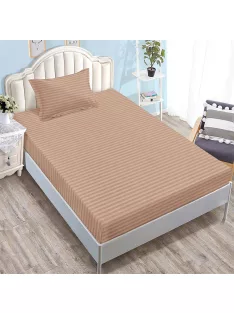   Долен чаршаф с ластик и калъфка (за матрак от 80x200 до 90x200) EmonaMall, 2 части - Модел S17773