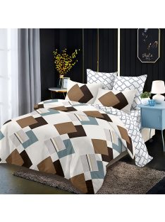   Dvostrana posteljina s gumicom EmonaMall, 6 dijelova - Model S18041