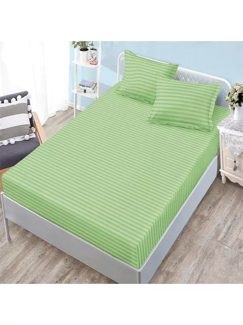 Едноцветен долен чаршаф с ластик и две калъфки (за матрак 160x200) EmonaMall, 3 части - Модел S18267