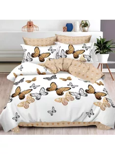   Двулицево спално бельо с ластик EmonaMall, 6 части - Модел S18535
